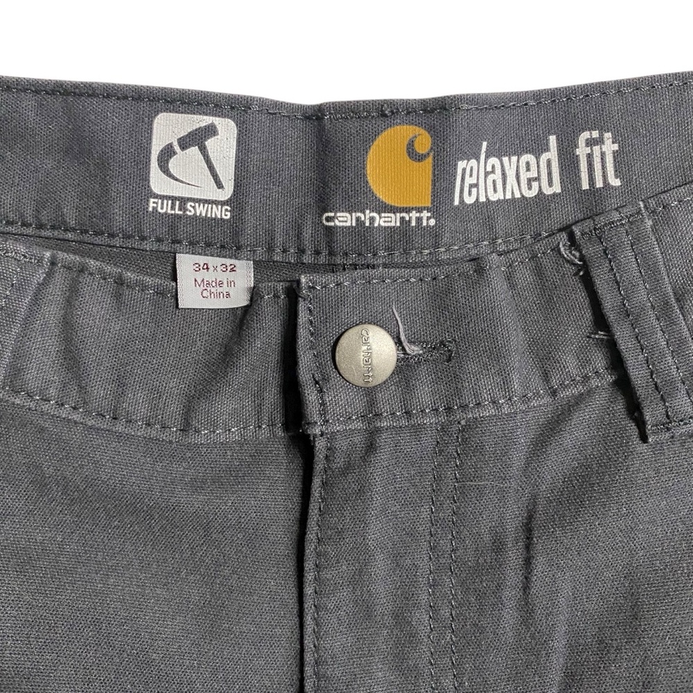 Men’s Carhartt Full Swing Cryder Dungaree Pants - Picture 7 of 8